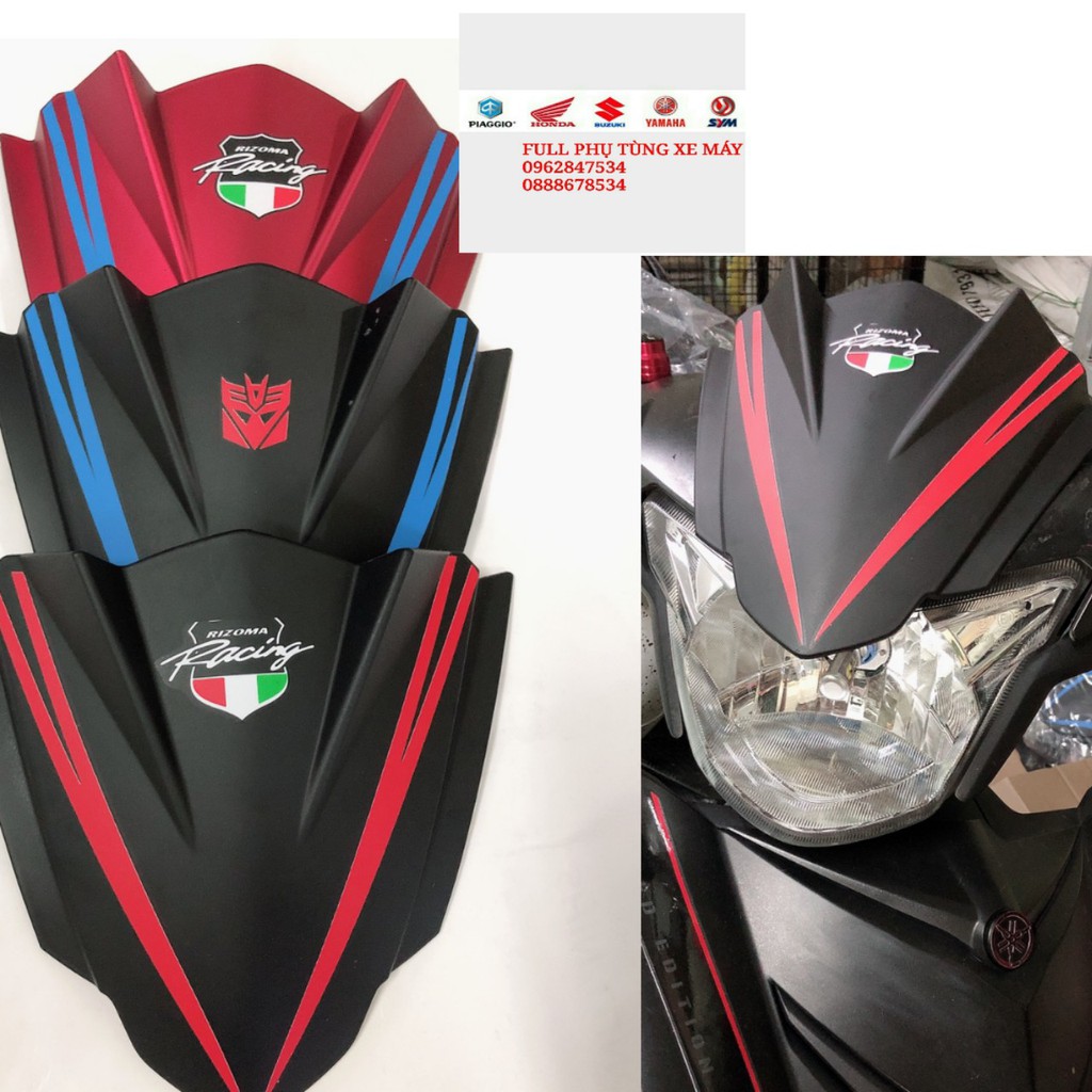 ỐP ĐẦU EXCITER 135 2011 EXCITER 150 2015 - 2019 SƠN NHẤM