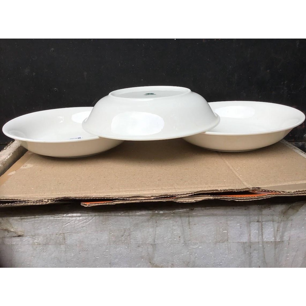 Combo 3 dĩa sứ cao cấp sâu lòng 9inch