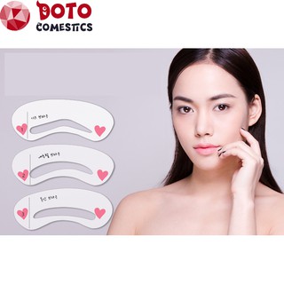 [BAO GIÁ SHOPEE] Khuôn Kẻ Lông Mày Mini Tiện Dụng Brow Class 3 khuôn hàng chuẩn đẹp chất lượng cao