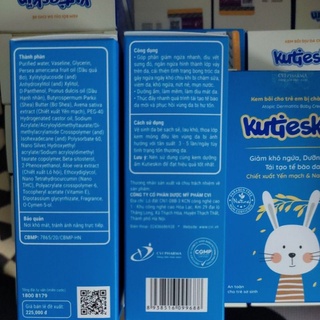 Kem chàm sữa Kutieskin 30g