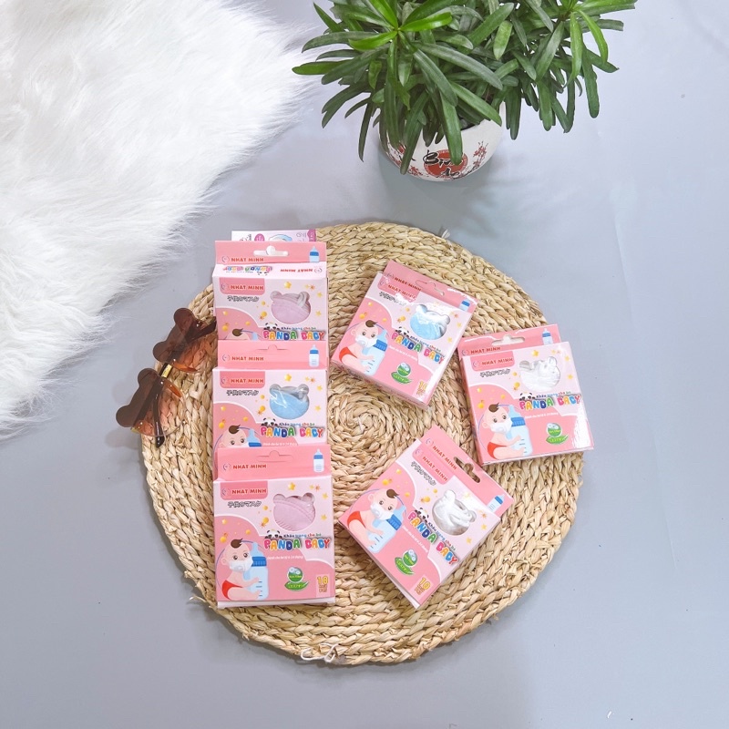 Hộp 10 khẩu trang Kháng khuẩn Panda dành cho bé từ 3 tháng đến 1 tuổi