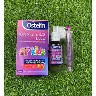 Vitamin D3 Ostelin dành cho bé từ 6 tháng tuổi trở lên - 20ml