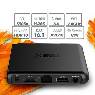 Xả hàng Android Box T95X - Biến tivi thường thành Smart Tivi loại pro