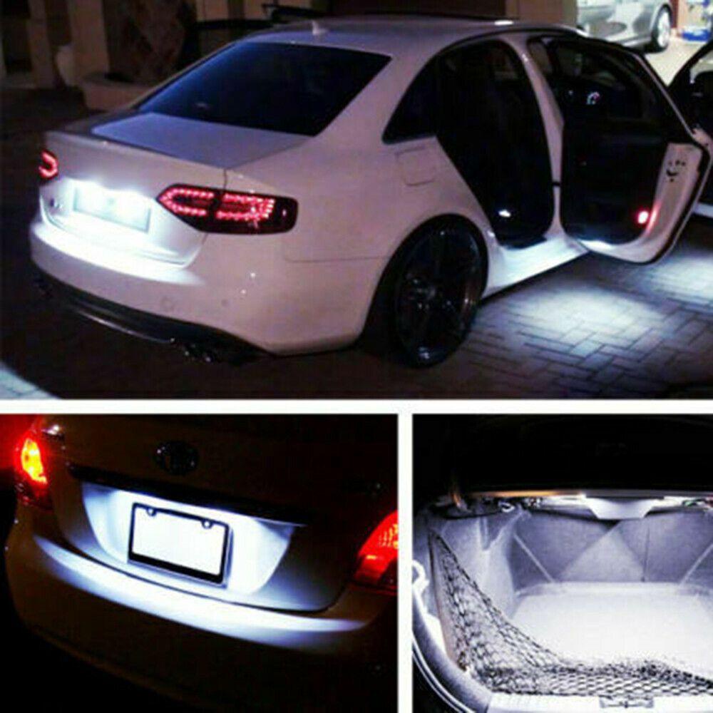 Set 2 Đèn LED COB 12V Chiếu Sáng Biển Số Xe Ô Tô