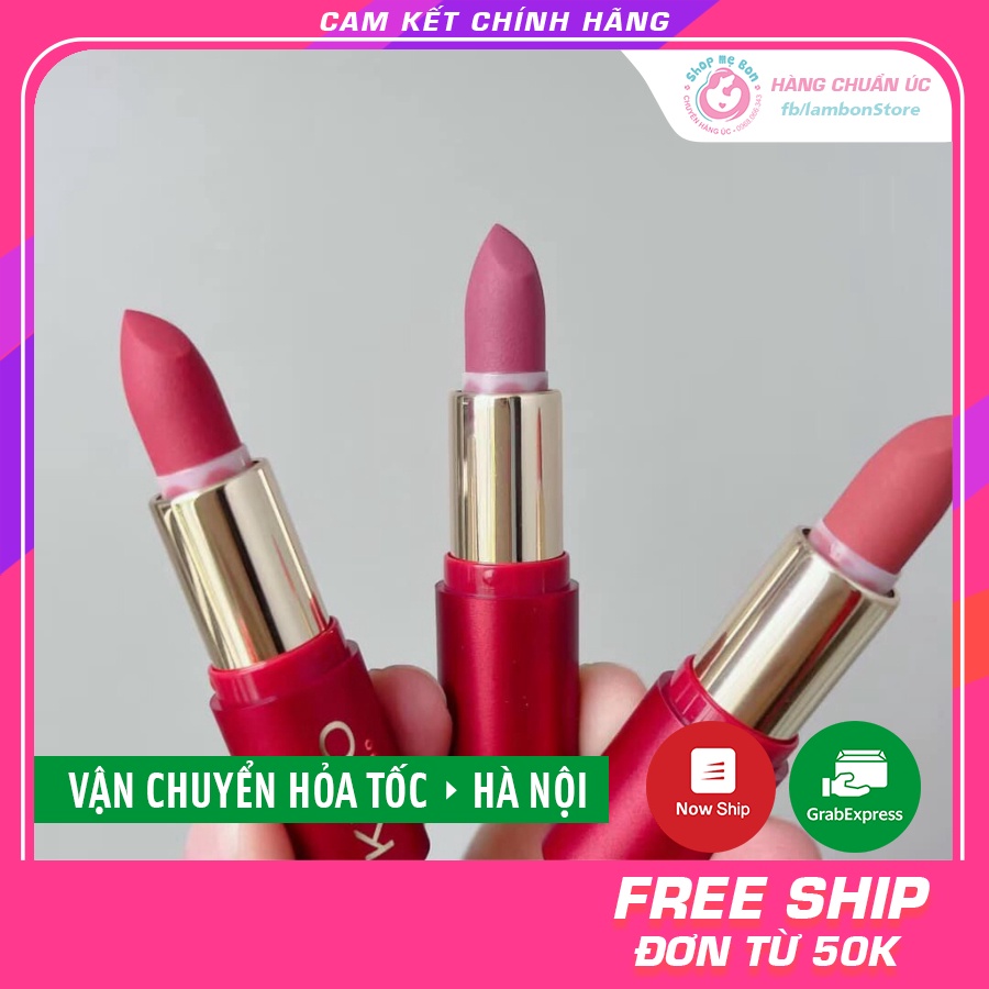 Set 3 Thỏi Son KiKo Milano A Holiday Fable Mini Lipstick Kit 3x1g (3 Powder Powder Mini Lipstick)