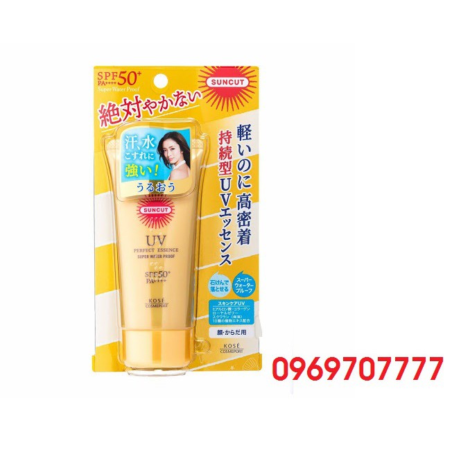 Tinh chất chống nắng Suncut Super Water Proof Perfect UV Protect Essence SPF50+ PA++++