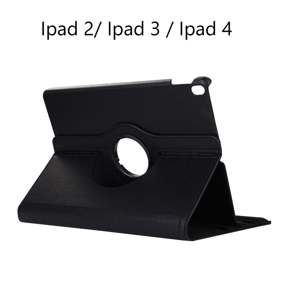 Bao Da Cover Cho Ipad 2/ Ipad 3 / Ipad 4 Xoay 360 Độ TPU