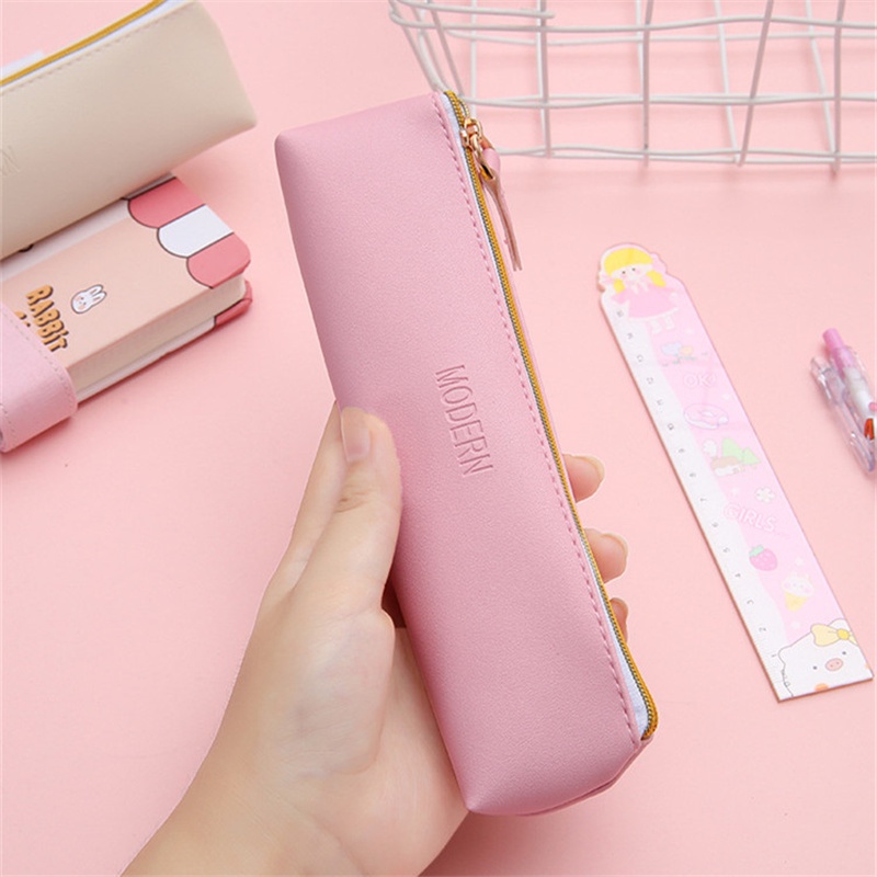 Túi Đựng Bút Bằng Da PU Kiểu Dáng Đáng Yêu