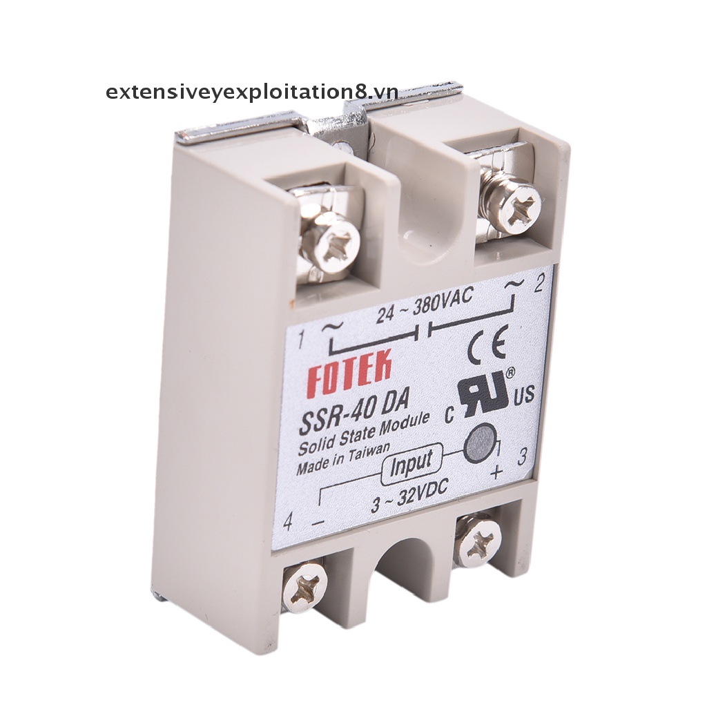 Rơ Le SSR 40A Có Lá Cờ SSR-40DA 40A DC