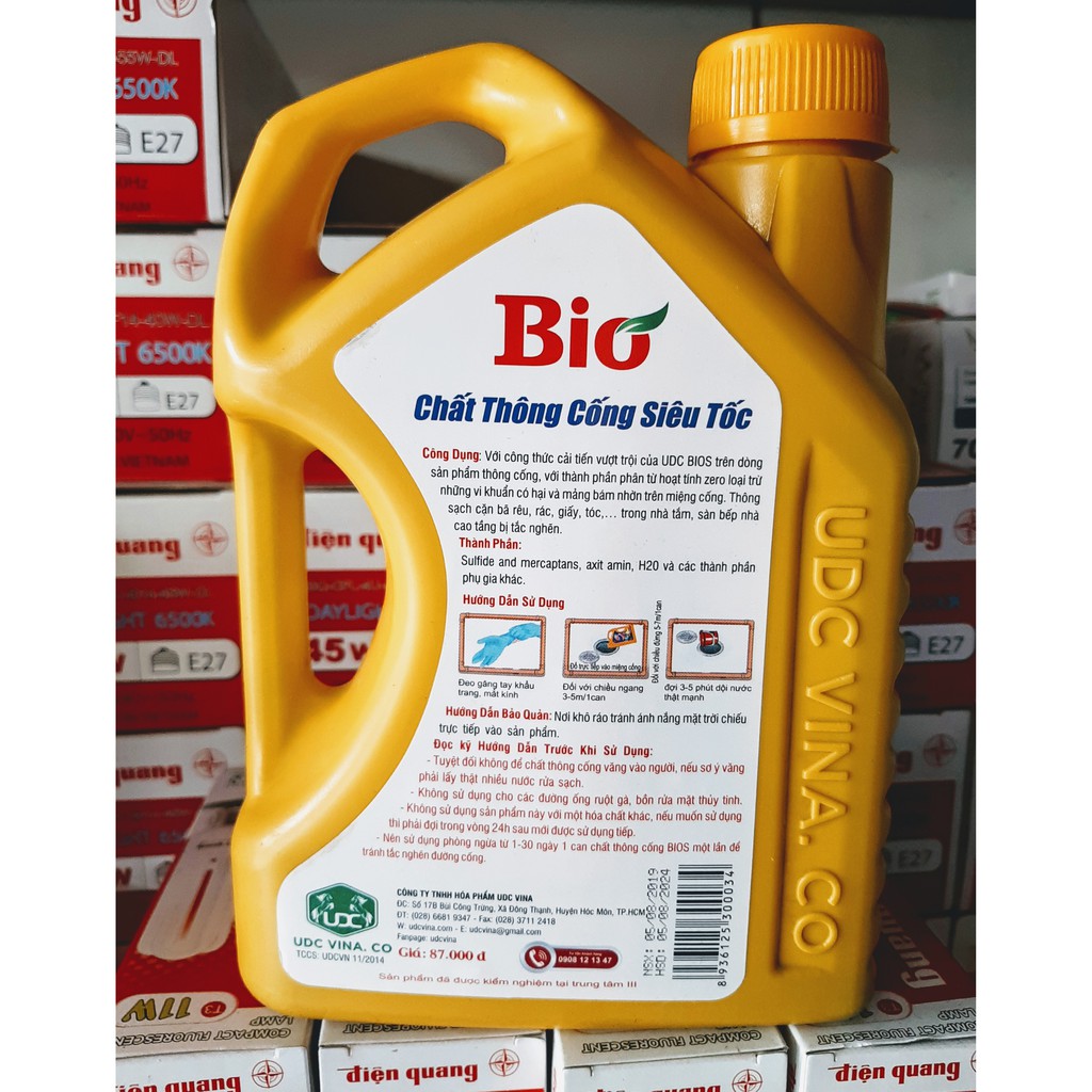 Nước Thông Cống, Cầu Cực Mạnh Bio 1,6Kg