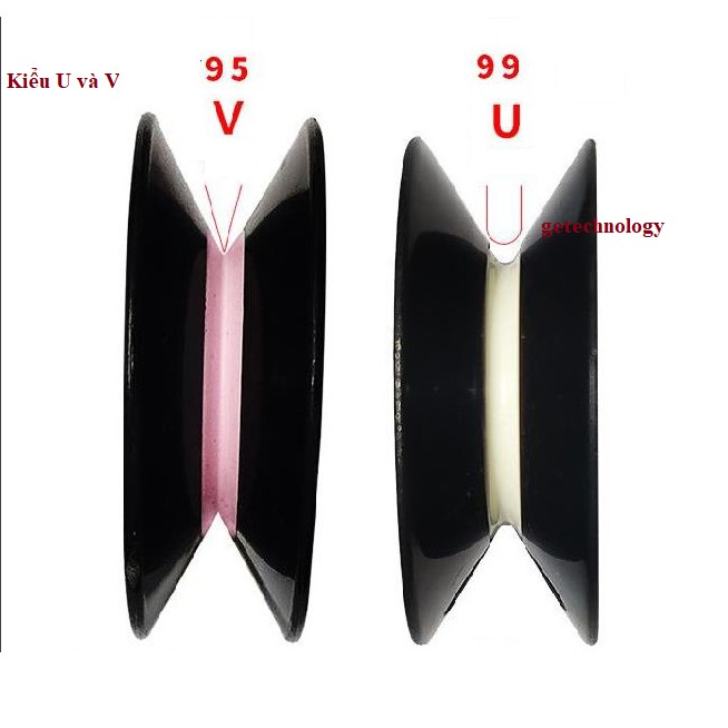 Bánh xe Ròng rọc bằng sứ dẫn hướng, pulley sứ, pully sứ dẫn hướng
