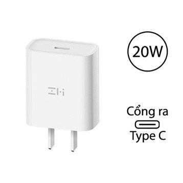 Cốc sạc nhanh Xiaomi ZMI HA716 PD 20W Cổng USB-C Type C có MFi