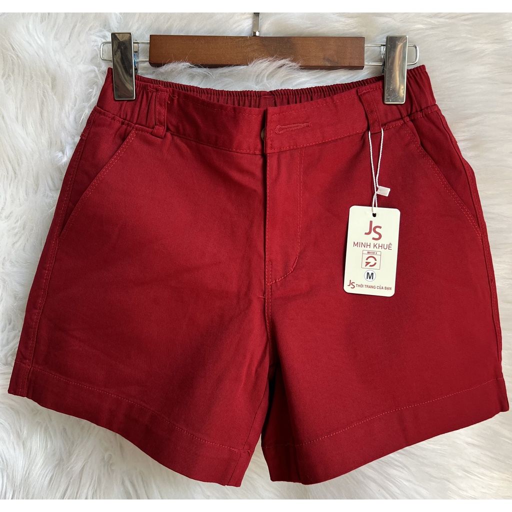 QUẦN SHORT NỮ KAKI LƯNG THUN CO DÃN, MẪU MỚI, GIÁ TỐT, GIẶT ĐƯỢC BẰNG TAY VÀ MÁY | BigBuy360 - bigbuy360.vn