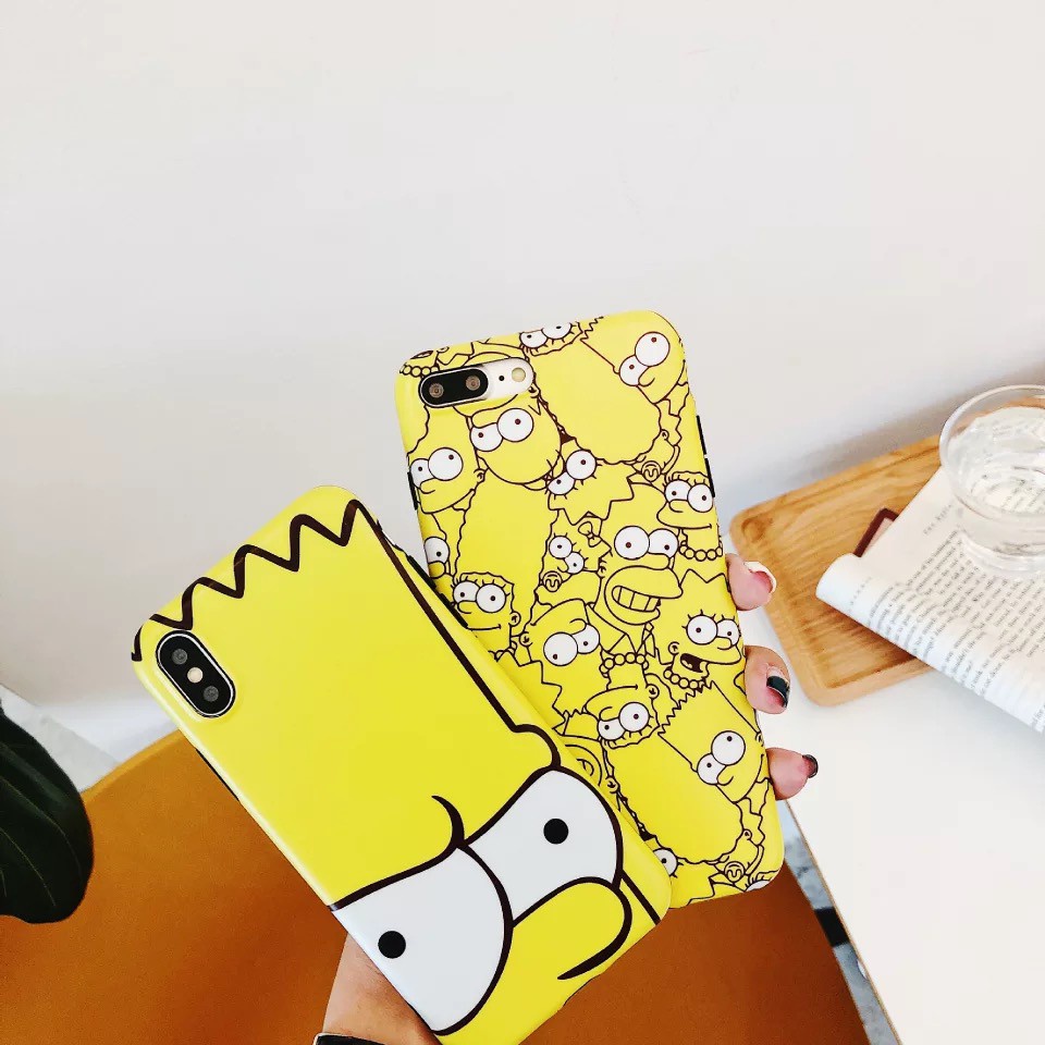 Ốp lưng iphone Gia đình Simpson TPU trơn dẻo mềm 5/5s/6/6plus/6s/6splus/7/7plus/8/8plus/x/xs/11/12/pro/max/plus/promax