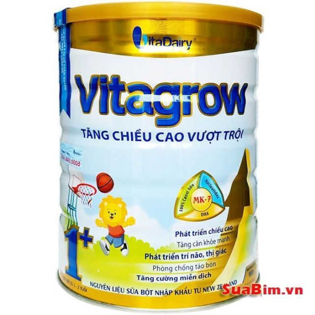 Sữa vitagrow số 3 900g (mẫu mới 1+)