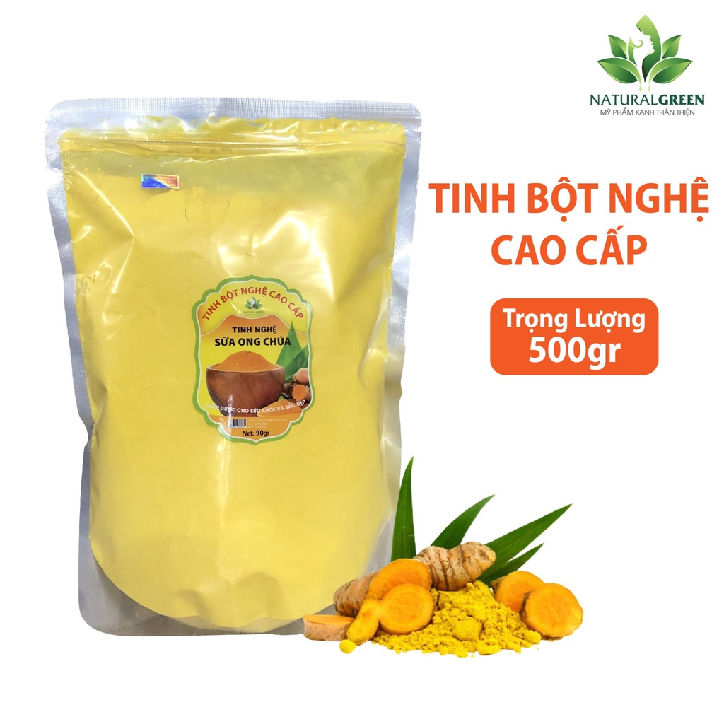 1 KG Tinh bột nghệ đắp mặt chăm sóc da, sạch mụn trứng cá