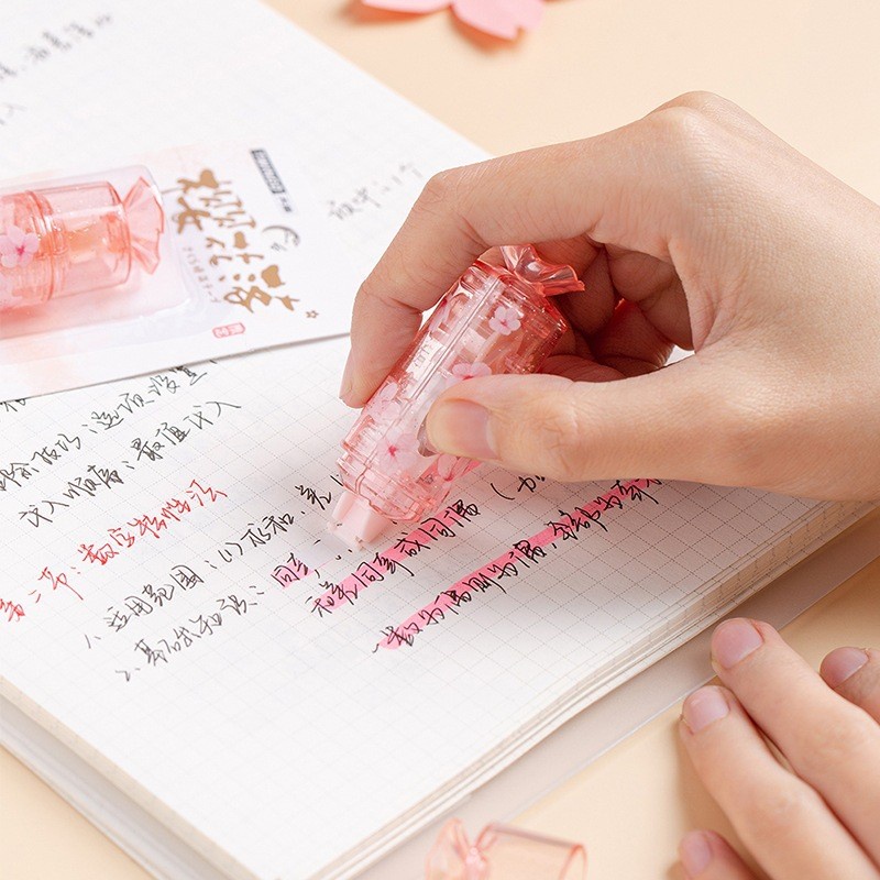 Bút Xóa Kéo Hình Kẹo 5M Sakura Cho Học Sinh