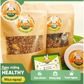 Combo 2 loại gạo lứt rong biển sấy và gạo lứt chà bông giàu dưỡng chất