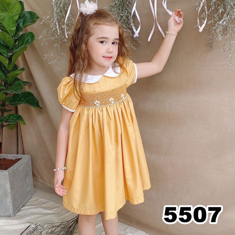 Đầm Smock Bé Gái Oliriver Cho Bé Từ 9-22KG