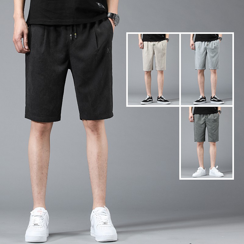 Mới Quần Short Kaki Nam Màu Đen Size 27-38