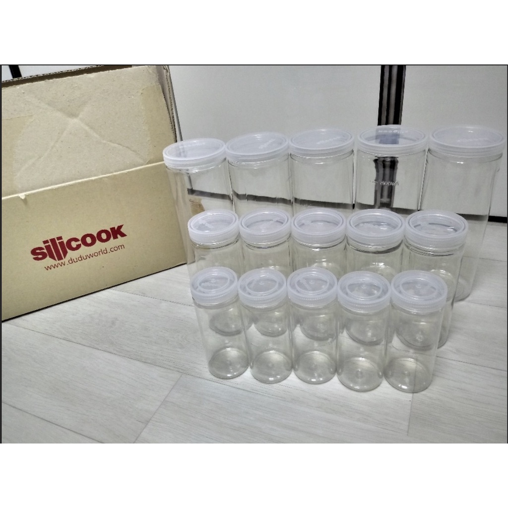 Bộ bảo quản thực phẩm tủ đông tủ khô bằng nhựa cao cấp Hàn Quốc 15 hộp [Hàng nội địa Hàn Quốc]
