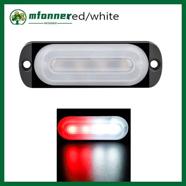 Đèn Led 6 Bóng 12v 24v Siêu Mỏng Chống Va Chạm / Bụi Bẩn Dành Cho Xe Hơi / Xe Tải