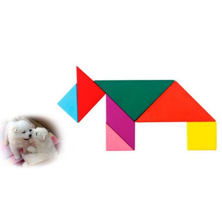 Bộ đồ chơi lắp ráp hình bằng gỗ nhiều màu thú vị cho bé trò chơi trí uẩn E303