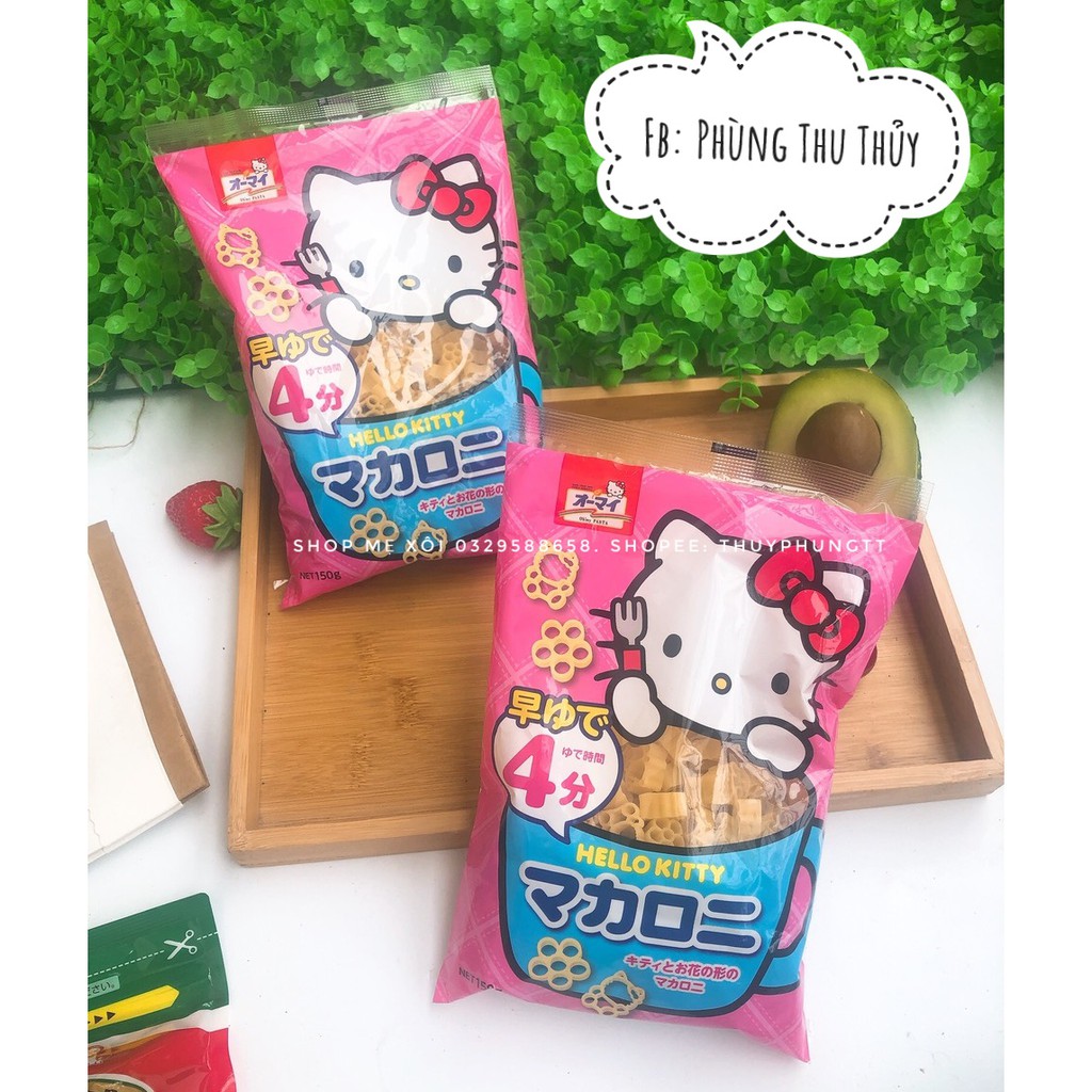 Nui hello kitty 150g Nhật bản cho bé ăn dặm date 2023