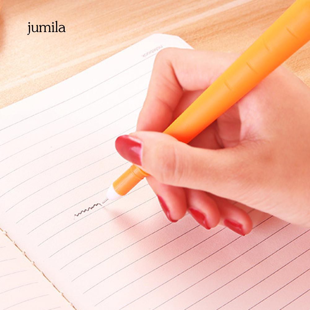 Bút mực gel ngòi 0.5mm tạo hình củ cà rốt sáng tạo