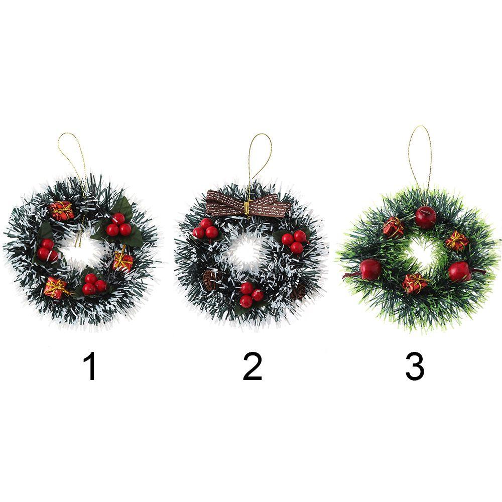 Vòng Hoa Giả Treo Cửa Trang Trí Giáng Sinh