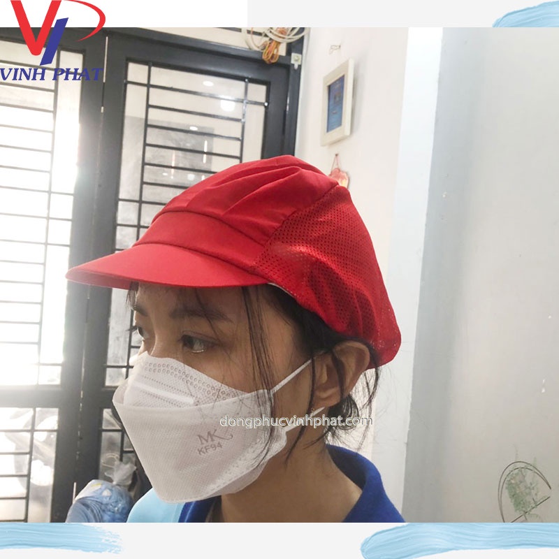 Nón Vải Lưới Trùm Tóc Công Nhân Thủy Sản, Thực phẩm