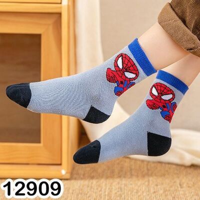 VỚ CỔ CAO HÌNH SPIDERMAN CHO BÉ 1-8T