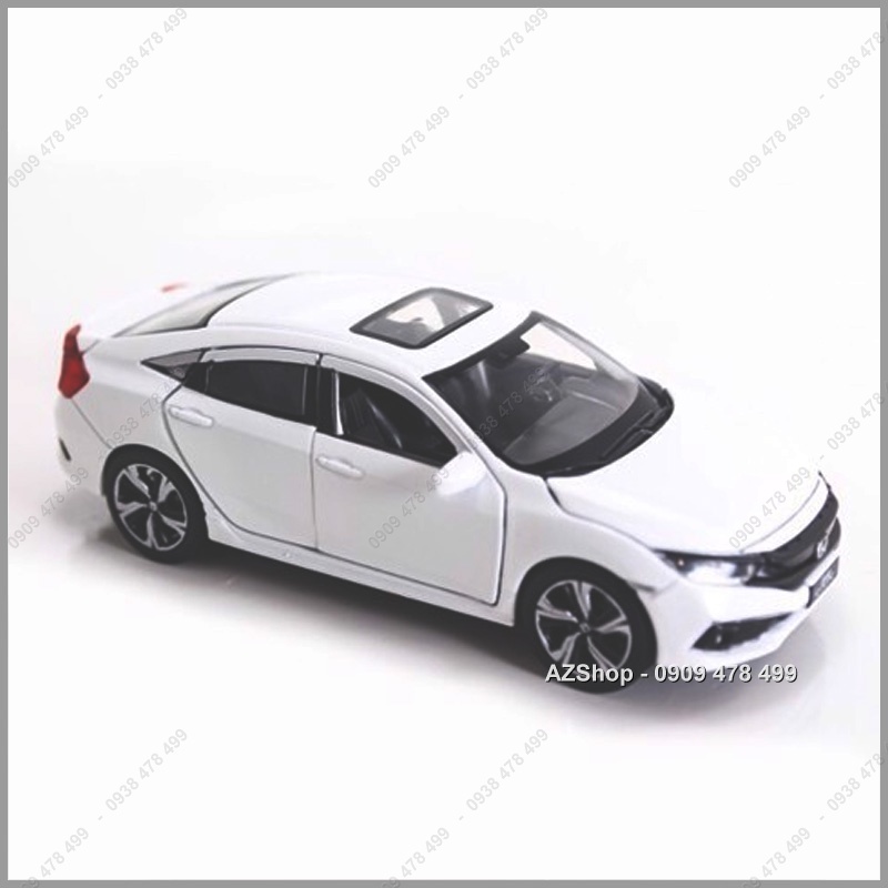 Mô Hình Kim Loại Xe Honda Civic Tỉ Lệ 1:32 - Mở 4 cửa