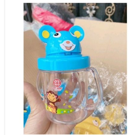 Ly/ Bình/ Cốc tập uống nước cho bé, nhựa Việt Nhật-MS 0011