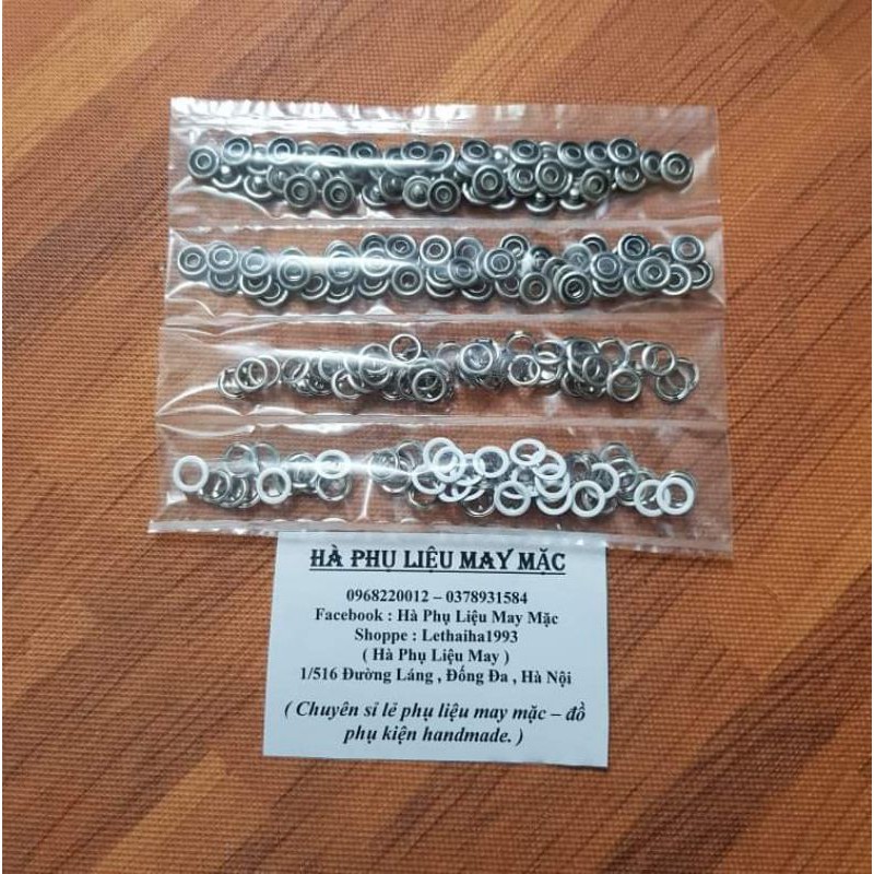 Cúc bấm vành 4 chi tiết