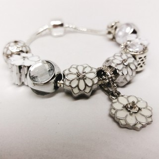 Vòng Charm Hoa Tuyết - Queen Silver