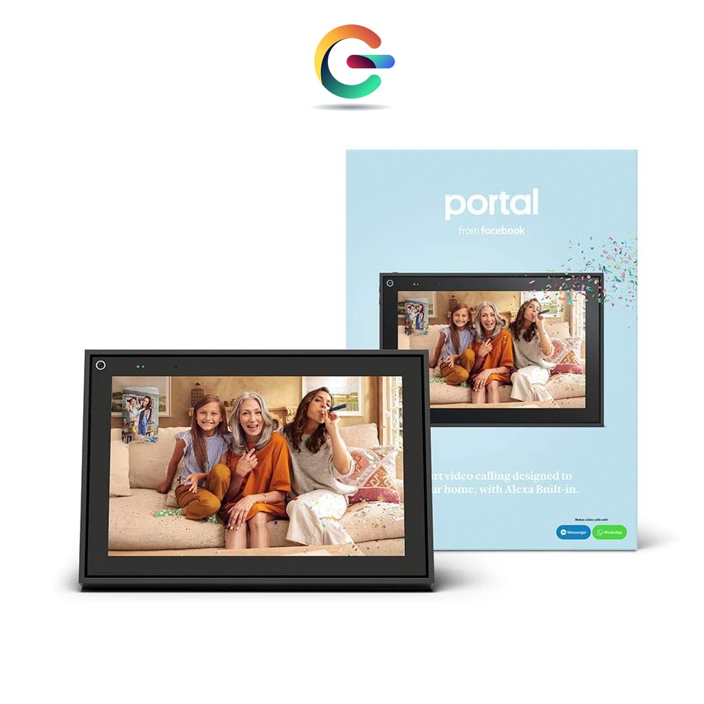 Khung ảnh thông minh kèm trợ lý ảo Facebook Portal 10" (gen 2), gọi Messenger tiện lợi | BigBuy360 - bigbuy360.vn