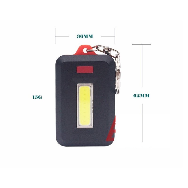 ĐÈN PIN KIÊM MÓC KHÓA BÃO 3 CHẾ ĐỘ CỰC SÁNG CÓ KHẢ NĂNG ĐI MƯA - đèn pin siêu sáng -