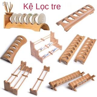 Giá đỡ cốc tre thủ công Lưu trữ Kệ gấp Sản phẩm lọc nước lắp ráp rỗng Kung Fu Trà đạo Bộ ZerotchY
