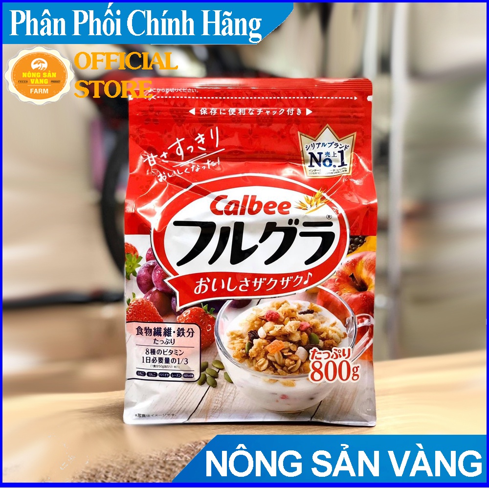 Ngũ cốc Calbee Nhật bản 800g nội địa Nhật Bản
