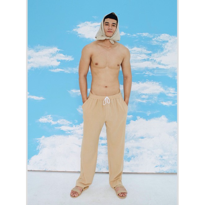 Quần dài vintage linen Hung Tubes