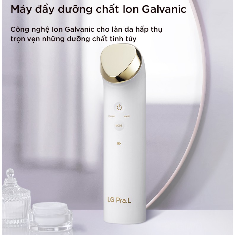 Chăm sóc da tại nhà LG Pra L 4 món