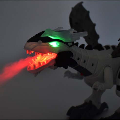 Đồ chơi Khủng Long Robot Phun Nước Lửa Điện cho bé trai có Pin