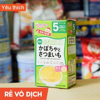 [Chính hãng] Bột ăn dặm Wakodo đủ vị Nhật Bản