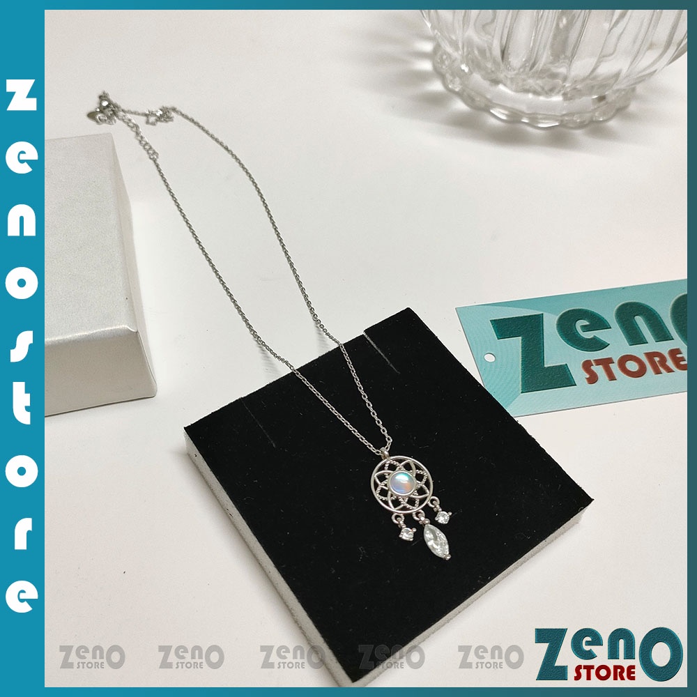 Vòng cổ dreamcatcher (full box) DC05, dây chuyền hợp kim bạc 925 dành cho nữ