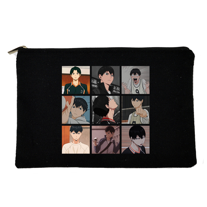 Túi Đựng Bút Vải canvas In Hình anime Nhật Bản Xinh Xắn Tiện Dụng