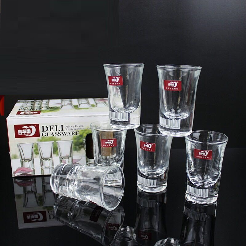 Hộp 6 ly rượu shot 35ml DELI