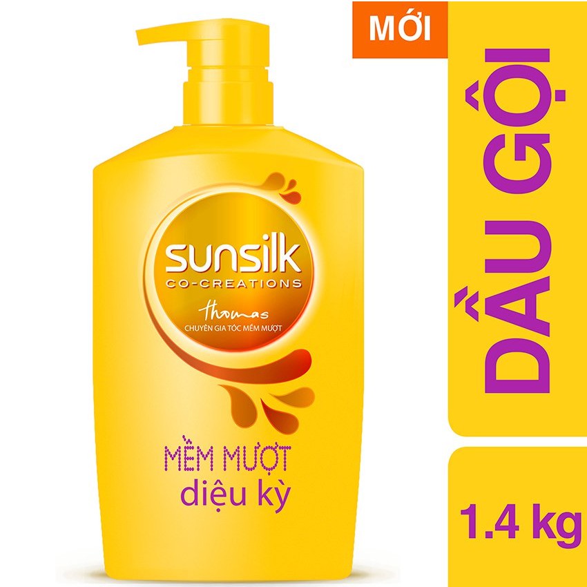 Dầu gội Sunsilk vàng chai 1,4 kg