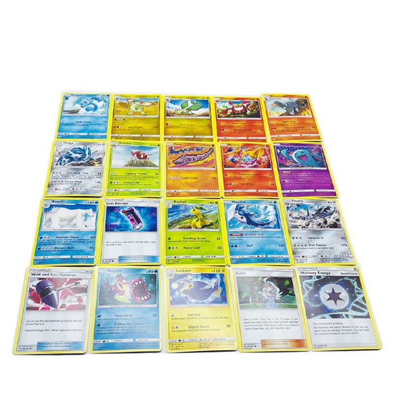 Bộ 324 Thẻ Bài Game Pokemon TCG Sun and Moon Thẻ Cao Cấp Nhiều Loại Thẻ Bài Pokemon Vmax with Thẻ Bài Pokemon Card Holder Book Album Album Sách Của Chủ Thẻ Pokemon