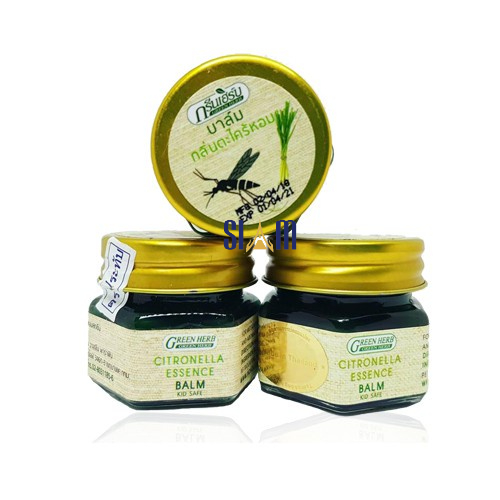 Kem Đuổi muỗi Green Herb Balm 20g Thailand